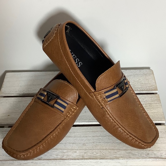 GUESS MENS ARTIST DRIVING MOC LOAFERS - Picture 1 of 8